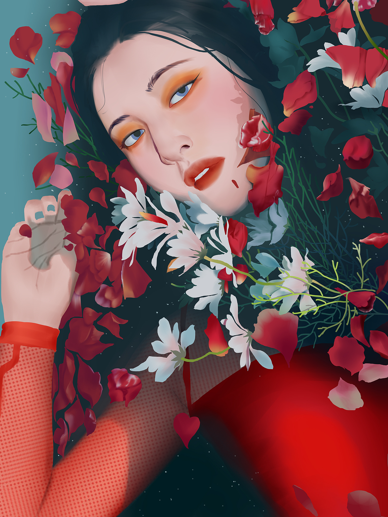 一点红（图ZMjE5NDc0Nzg0） - 创作习作 - 站酷设计师惡童製慥soulchan原创素材 - 站酷ZCOOL
