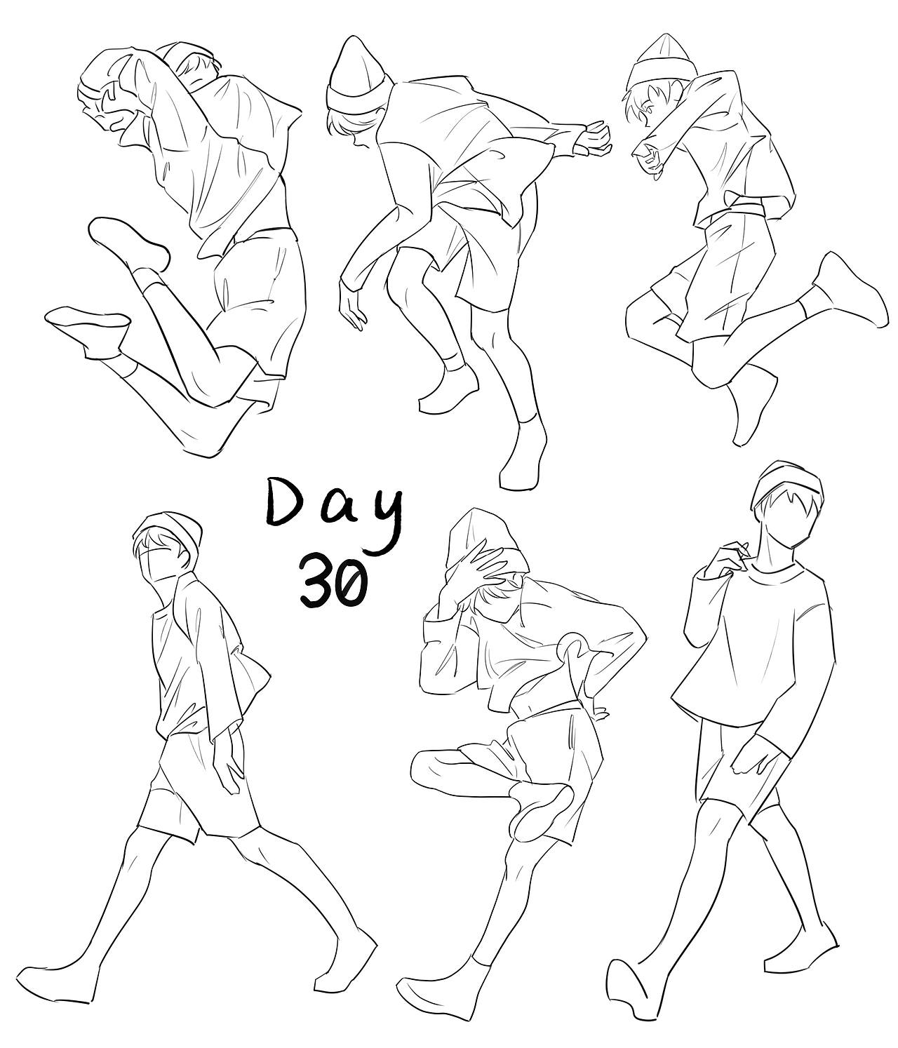 Day30@速写班长#速写60天挑战赛（图ZMjk1MjYzMDE2） - 创作习作 - 站酷设计师罐罐U_U原创素材 - 站酷ZCOOL