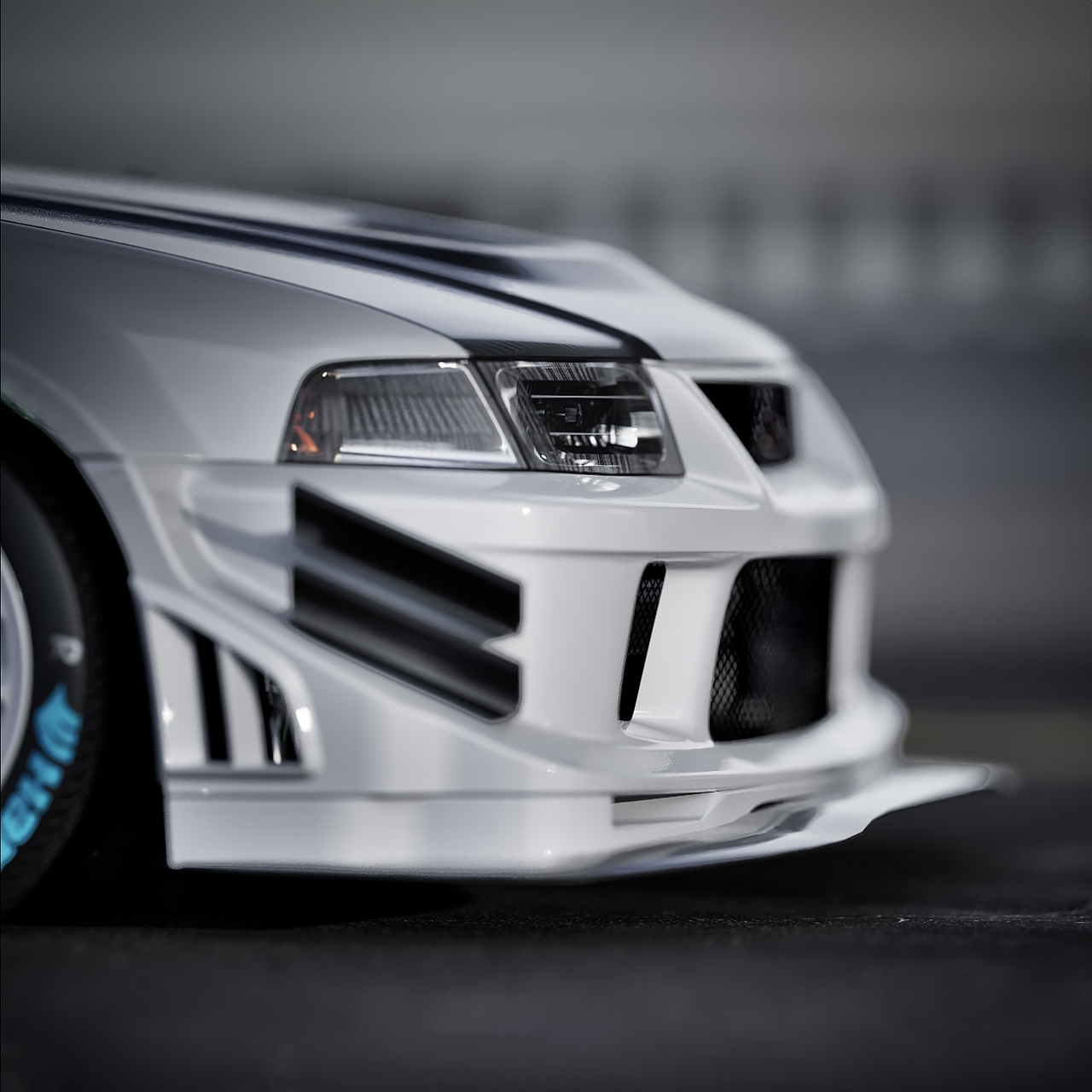 汽车渲染 三菱Evo6.5time attack