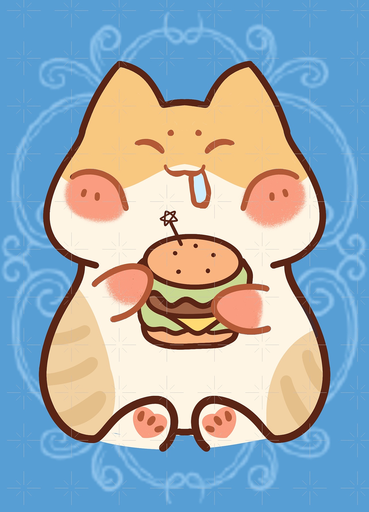 猫咪快餐店食物插画Ip设计（图ZMzgzNTg3ODAw） - 商业插画 - 站酷设计师竹子呐呐原创素材 - 站酷ZCOOL