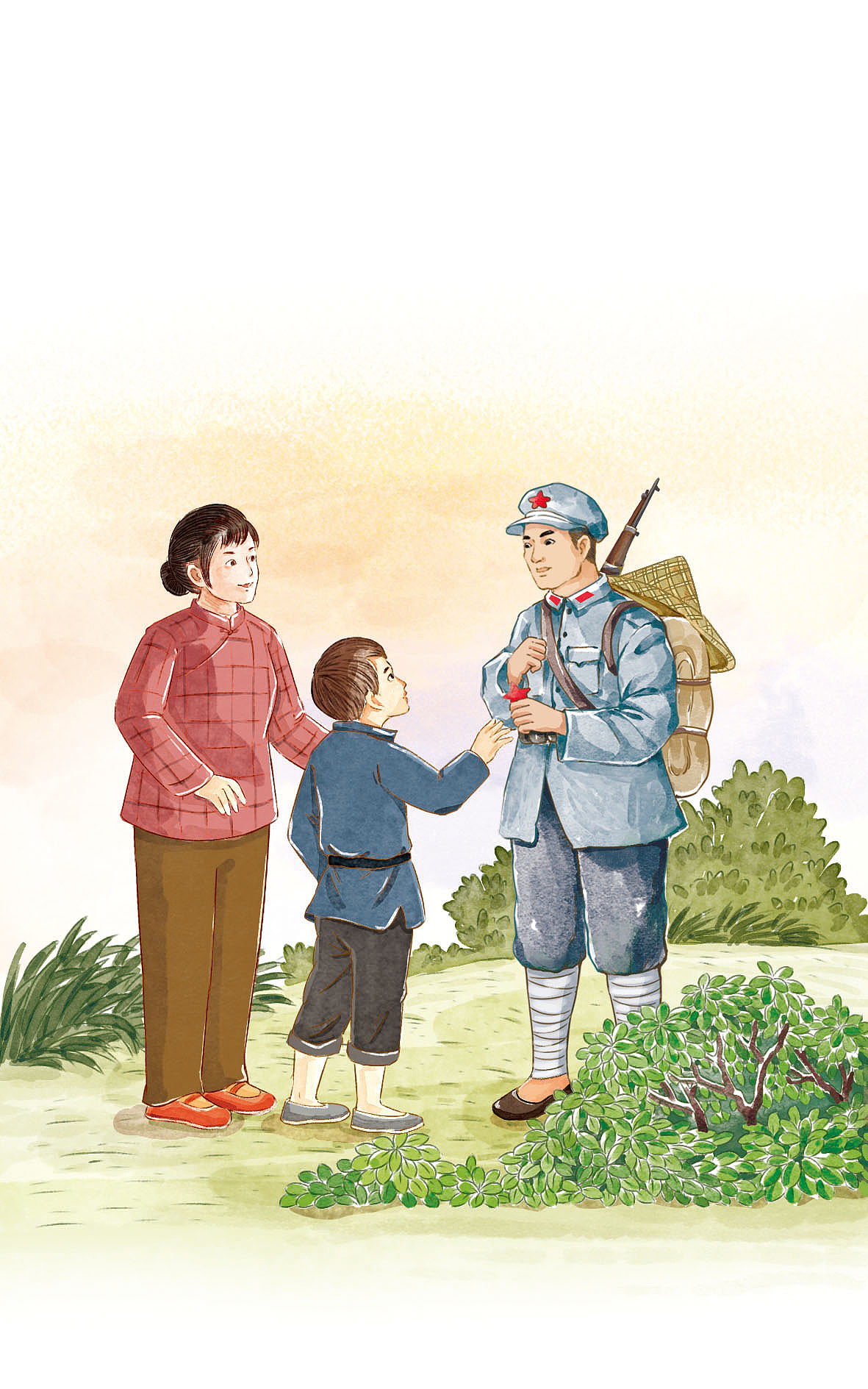 故事插画-城南旧事