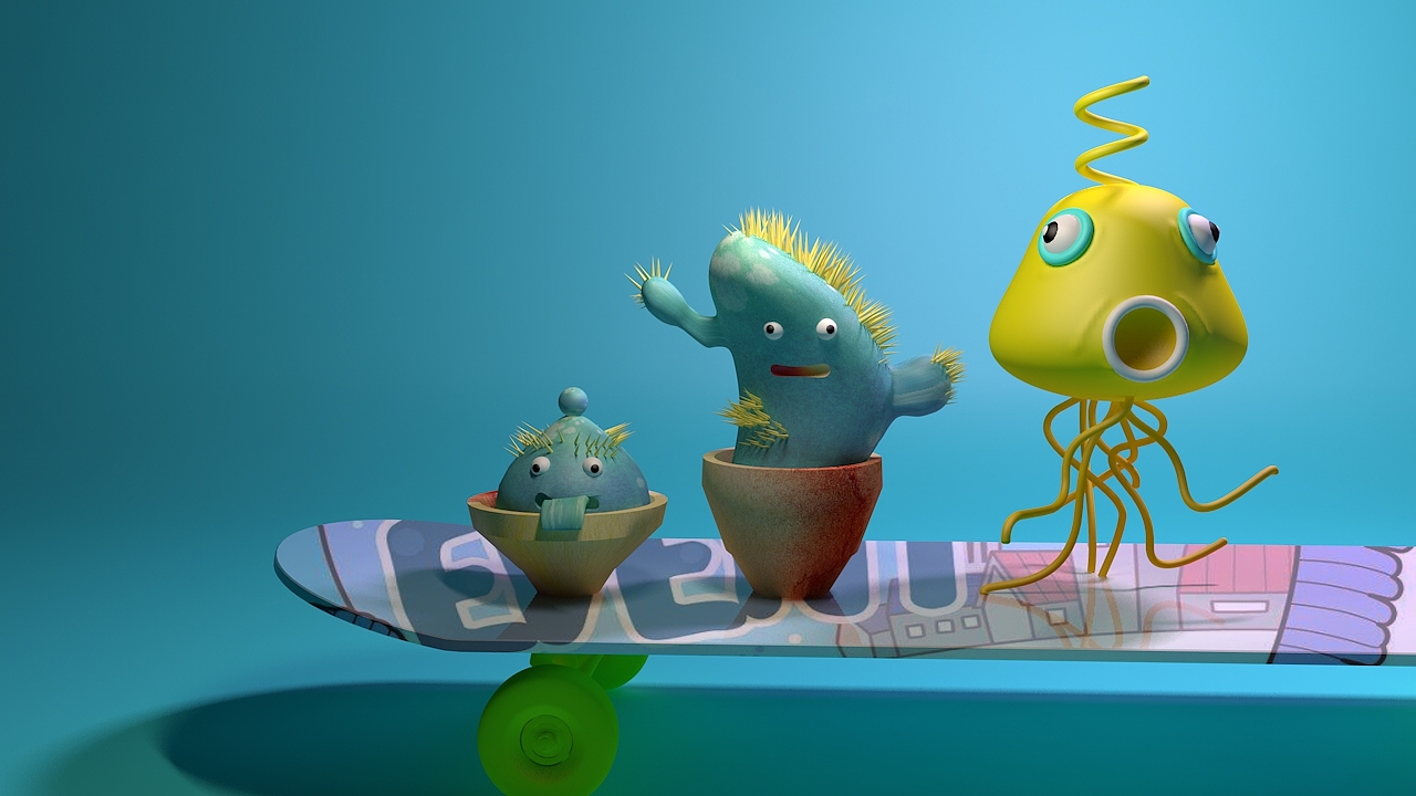 C4D拟人化（图ZOTM1MzU3ODQ=） - 其他三维 - 站酷设计师刘欢paint原创素材 - 站酷ZCOOL