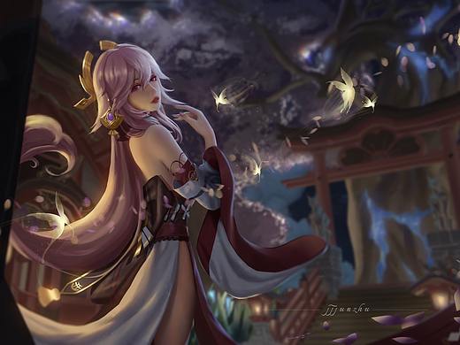 原神八重神子同人
