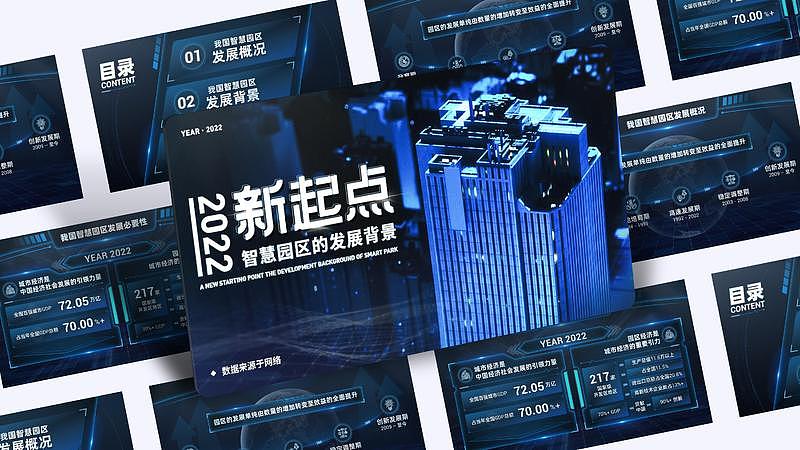 2022新起点-智慧园区的发展背景(个人练习)(图ZMjk0NjQzMTYw) - PPT/Keynote - 站酷设计师CHISAvKJDBK原创素材 - 站酷ZCOOL