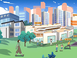 城市大城全景圖