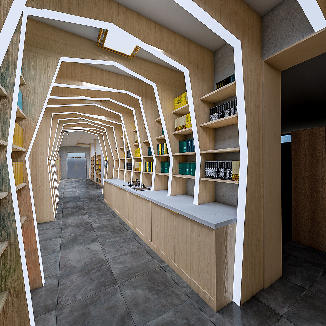 某中学图书馆设计方案