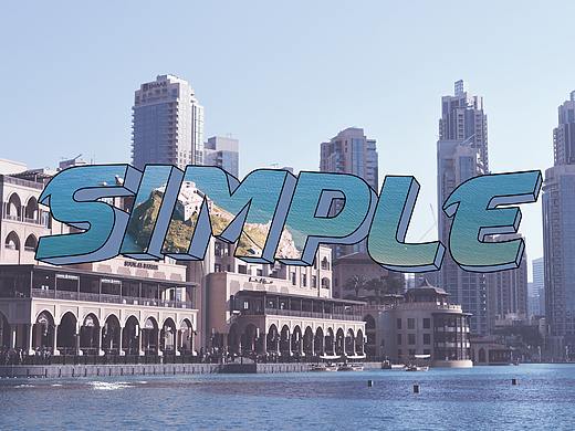 ps立体效果字体制作