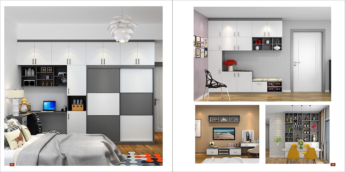 郑州专业做图册色卡衣柜橱柜全屋定制图册色卡设计印刷