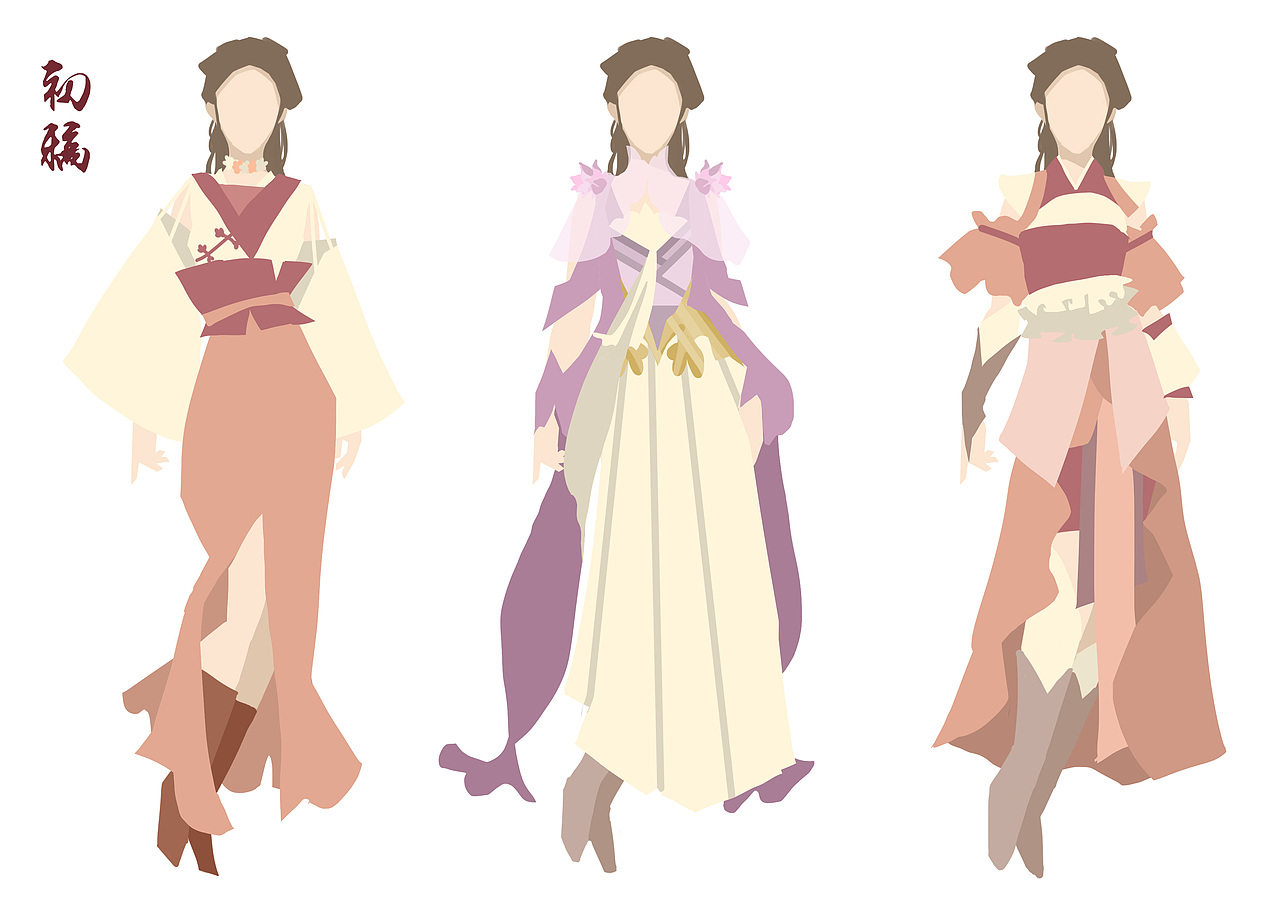 2d角色古风原画|插画|游戏原画|小狗你好_原创作品-站酷zcool