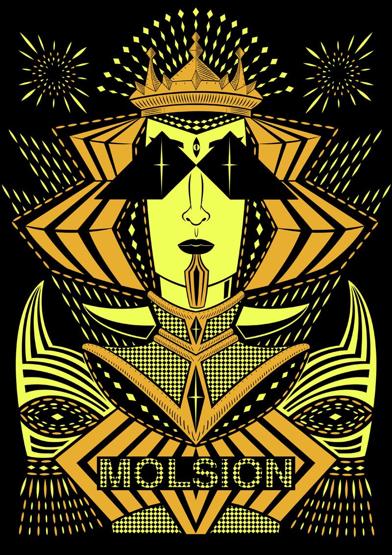 molsion眼镜插画系列