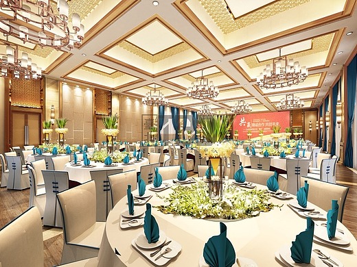 专业酒店宴会厅设计,浅析酒店宴会厅酒楼设计装修要点