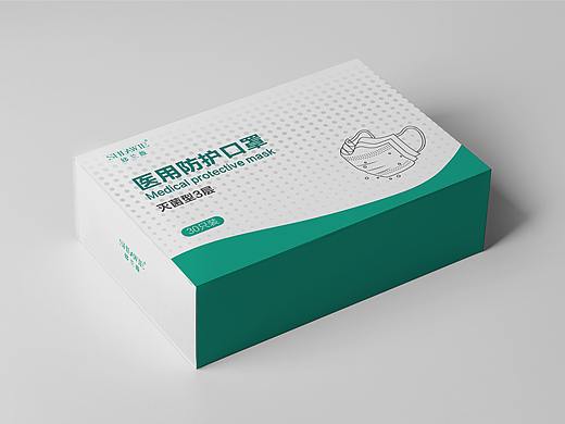口罩包装盒（个人主页-ZNDMyODcwNDg=） - 包装 - 站酷设计师糖不二吖原创素材 - 站酷ZCOOL