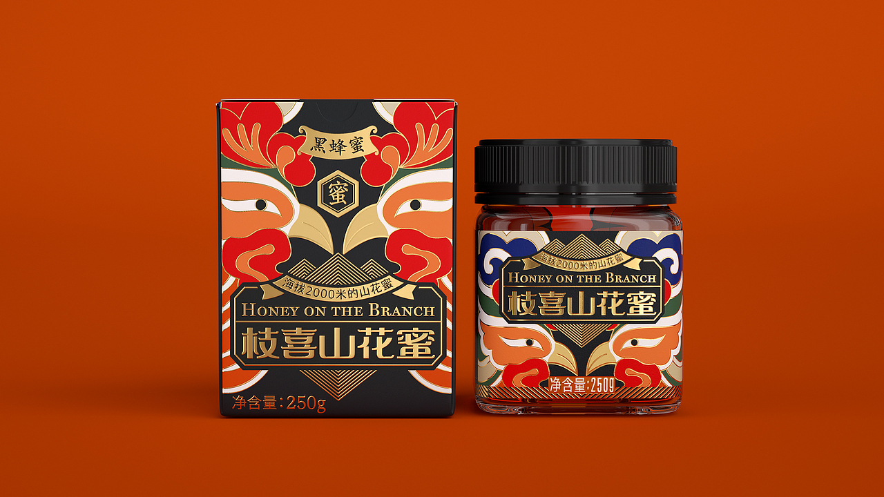 百万曝光量的蜂蜜顶级流量
蜂蜜礼盒在市场上销售已有数年之久,繁琐的礼盒结构常常令人感到物非所值。枝喜的创作发挥工艺优势,融入中式特色,流线型花瓣简洁大方, 一纸成型结构更好的解决了印刷的成本问题,减少浪费,同时紧扣“山花蜜”的核心概念,给予消费者完整、惊艳的视觉感官体验。