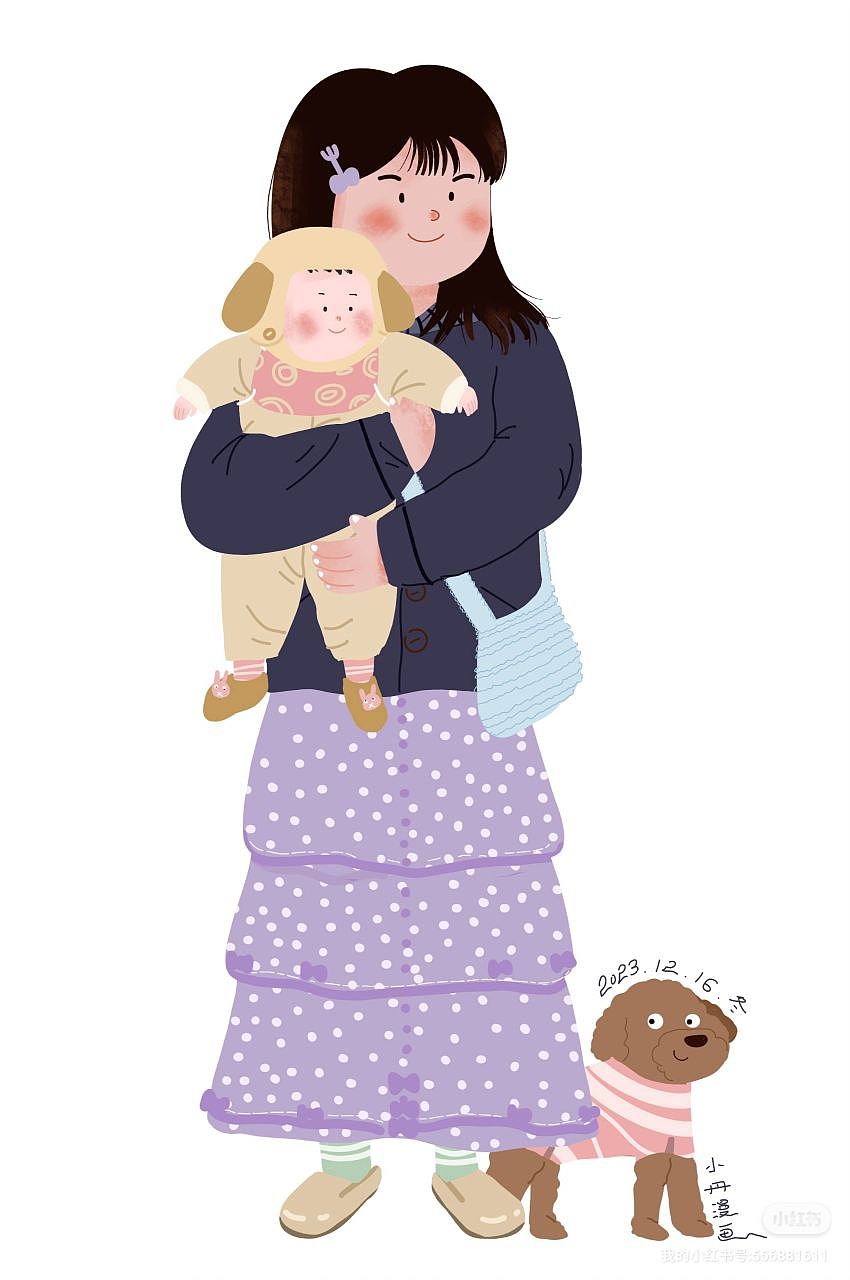 冬⛄（图ZMzU3NzIzNzY0） - 儿童插画 - 站酷设计师饭饭茄子原创素材 - 站酷ZCOOL