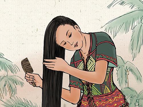 《黎家小姐姐》民族风商业插画