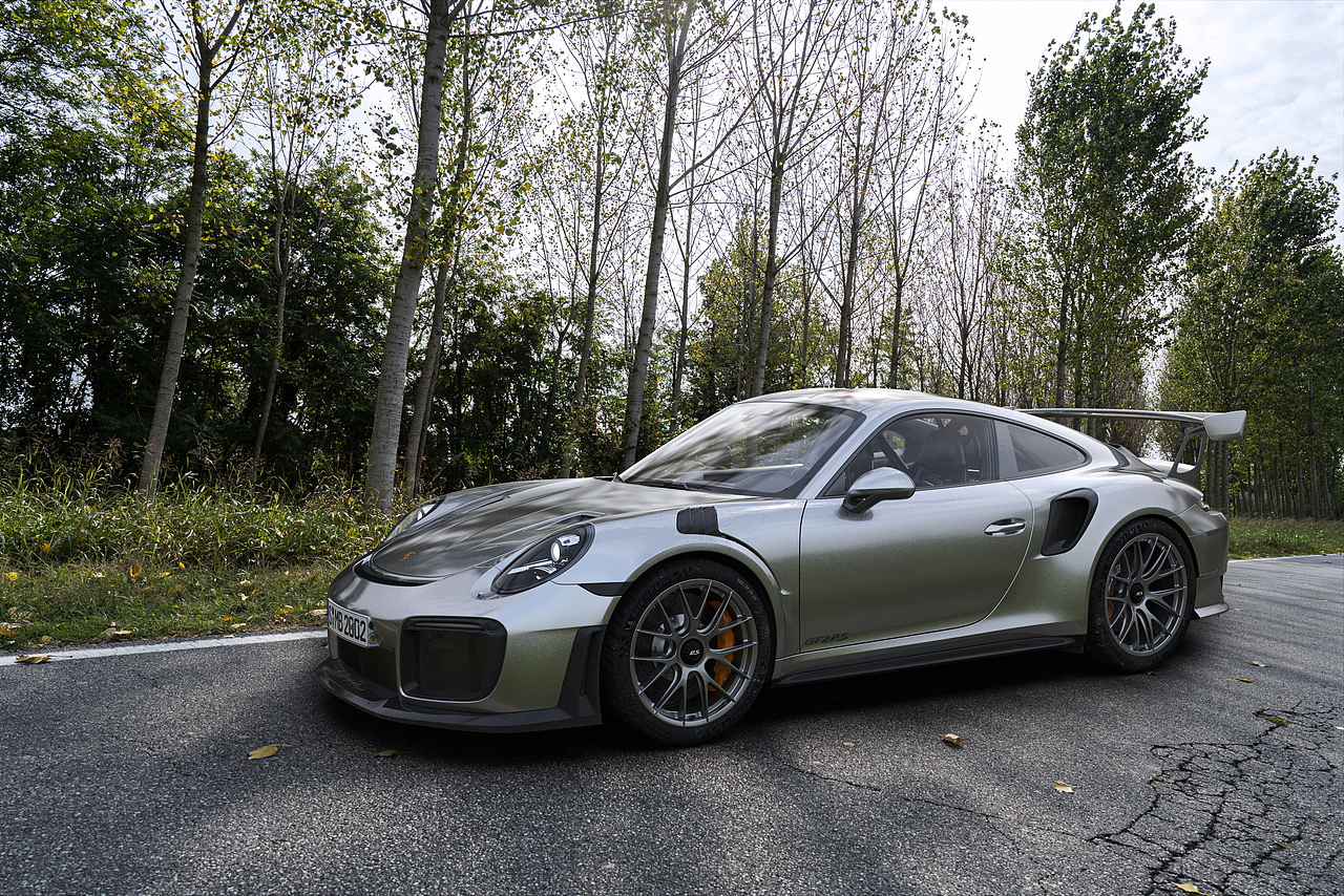 【Keyshot】Porsche 911 GT2RS（图ZMzA0NTExMDYw） - 机械/交通 - 站酷设计师小亦i原创素材 - 站酷ZCOOL