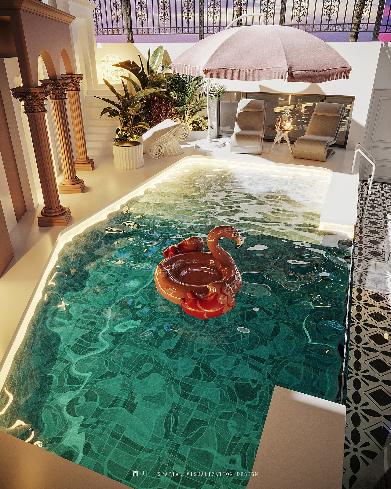 意式平层 丨 而川视觉（图ZMzEyMTI4Mjg4） - 家装设计 - 站酷设计师而川视觉原创素材 - 站酷ZCOOL