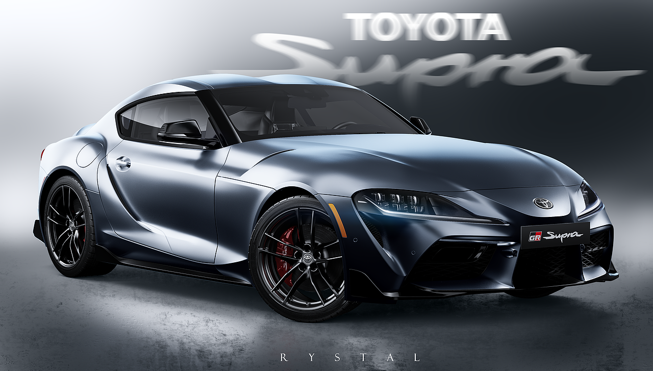 Toyota Supra Render Full CGI 丨 Blender（图ZMzQxNDU4Mzgw） - 机械/交通 - 站酷设计师Rystal丶原创素材 - 站酷ZCOOL