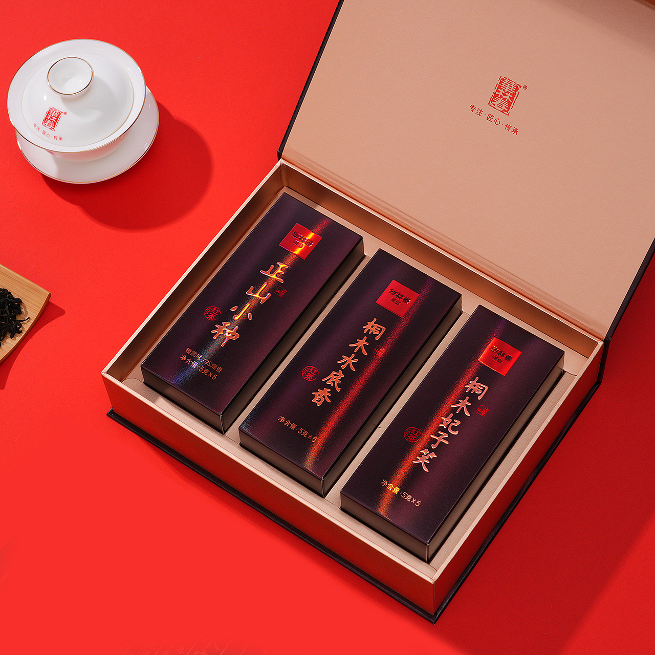 华林春茶业 桐木合集 产品包装设计