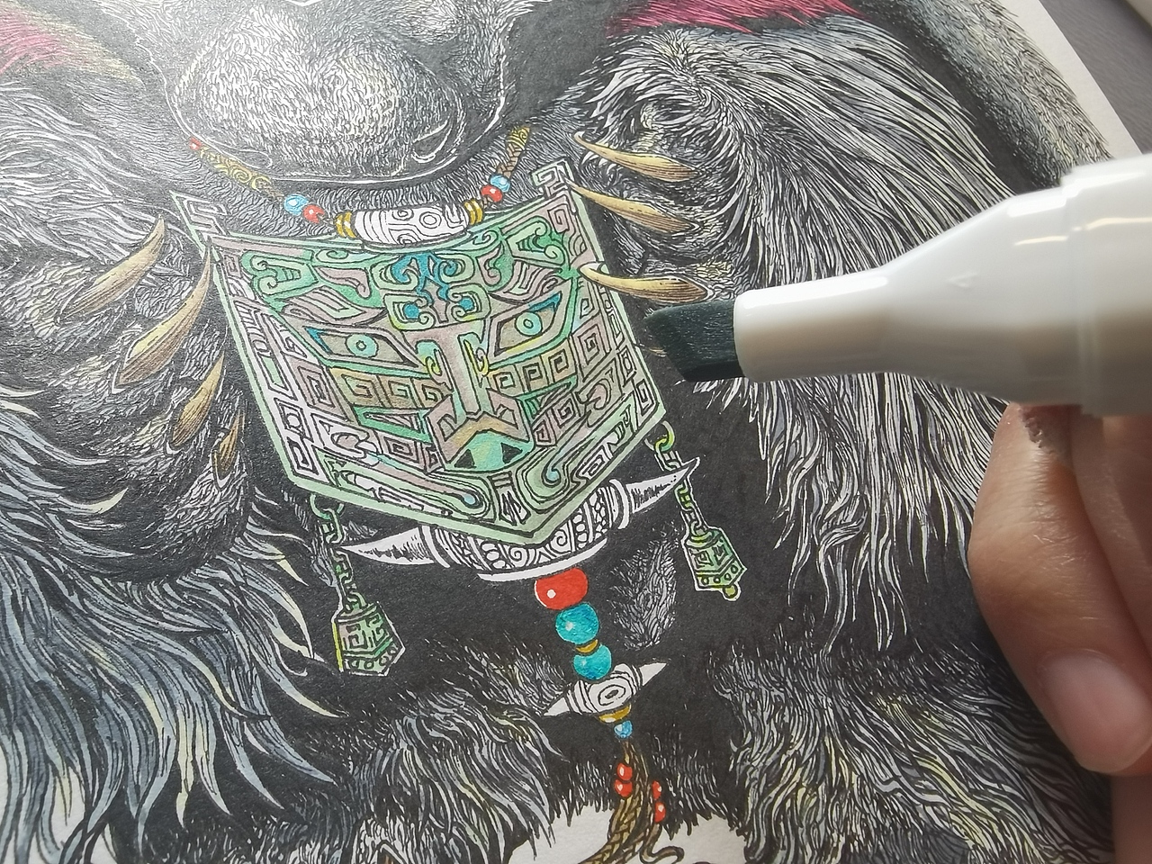 2023.11.09毣柞山海-北山经-谯明山-孟槐(特写)