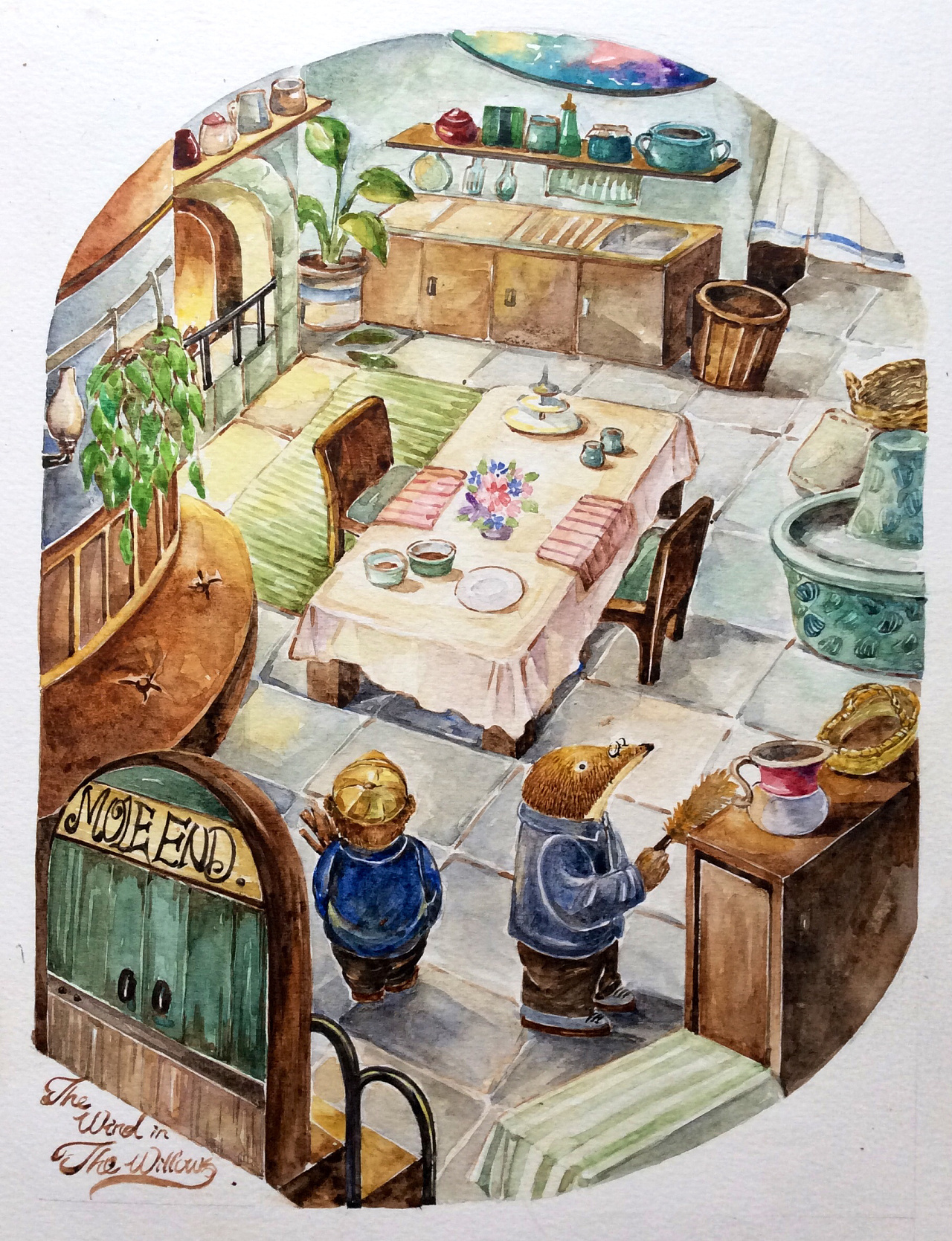 《柳林风声》手绘稿