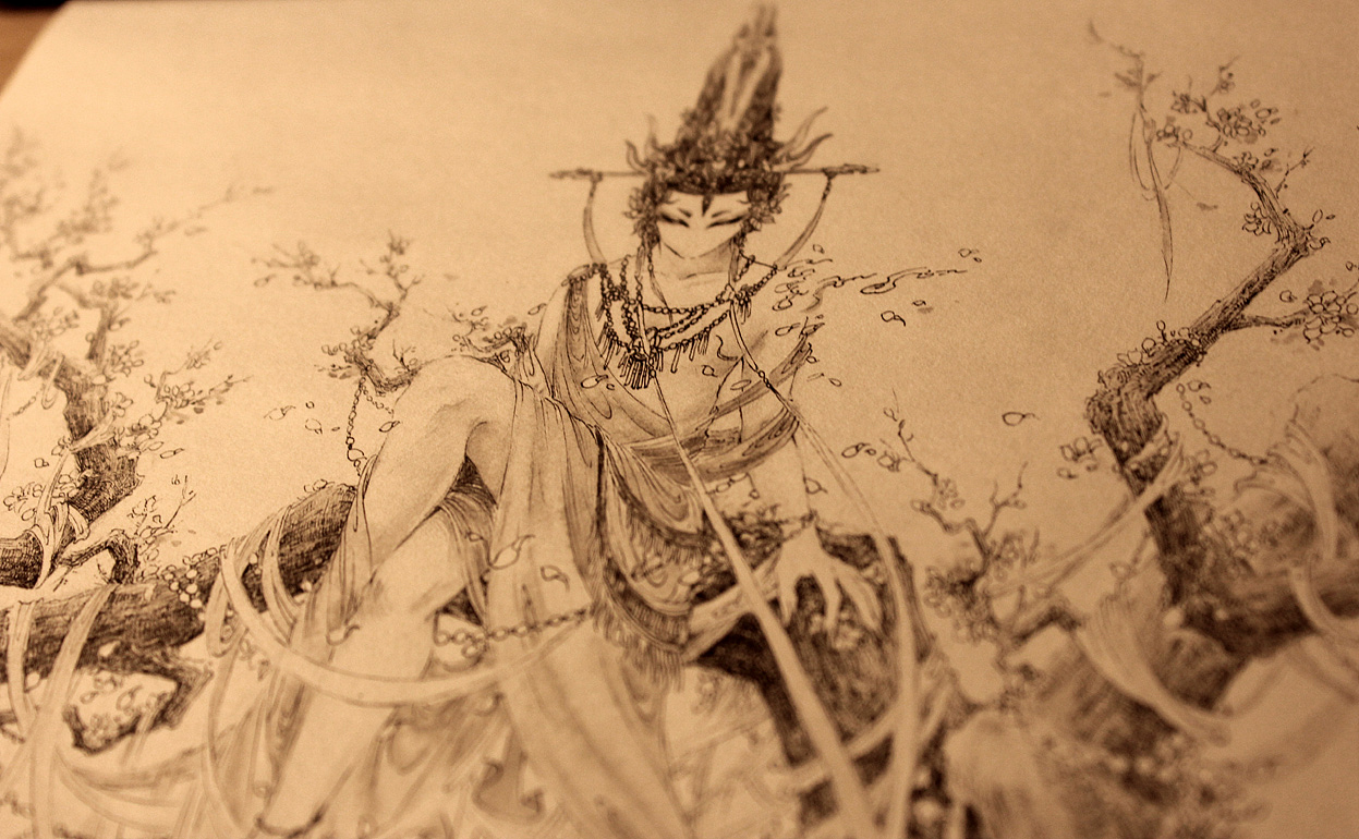 垂襟语羞妃···新作几幅,及小画展积极备展中(图ZMTU1MjY1OTI=) - 创作习作 - 站酷设计师画师杉泽原创素材 - 站酷ZCOOL