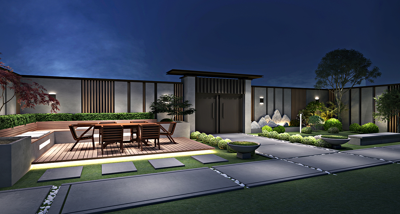 院落设计（图ZMjkyNDc2Njgw） - 商业空间设计 - 站酷设计师炜彤设计事务所原创素材 - 站酷ZCOOL