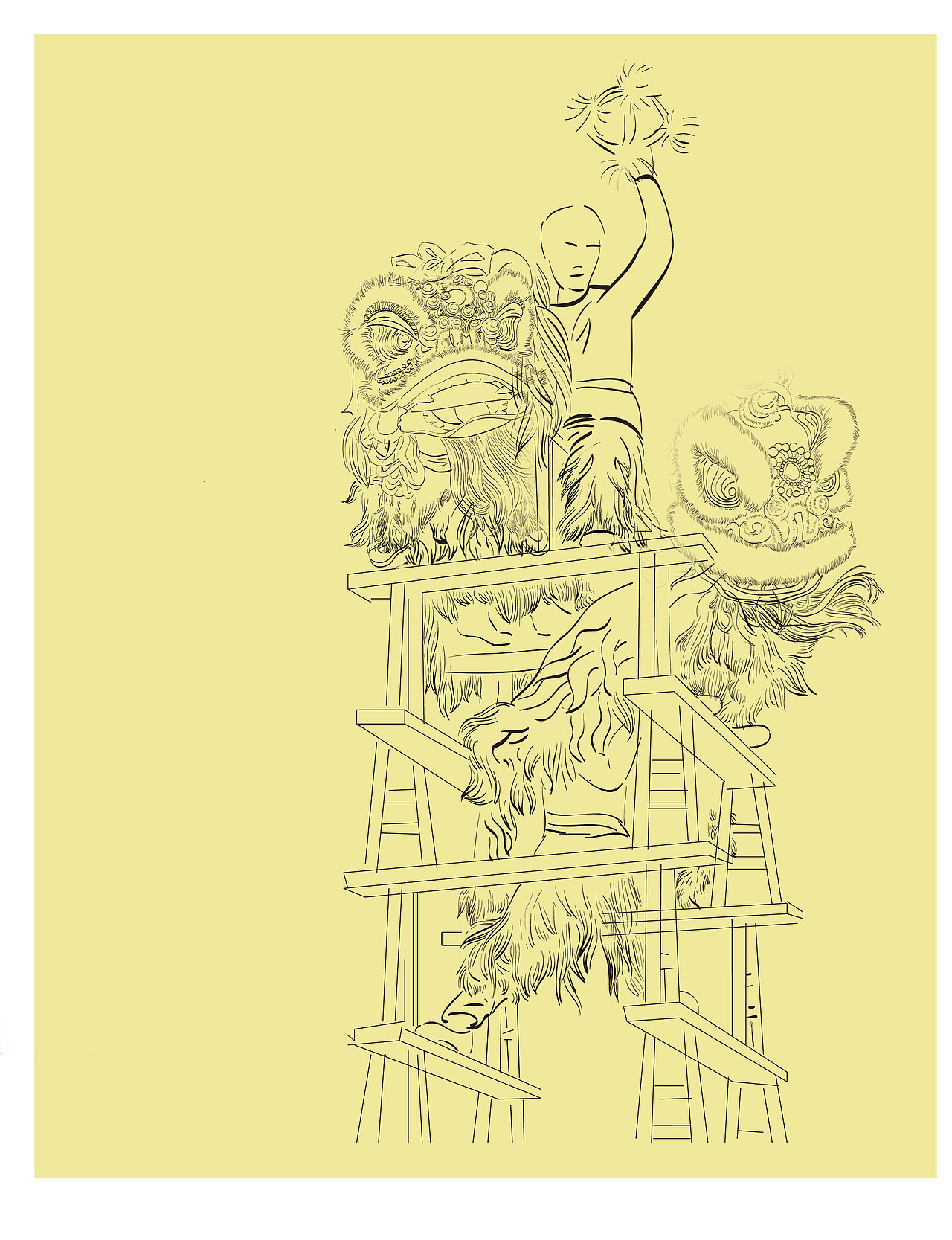 广西小县城宾阳县炮龙节宣传作品（图ZMjM0OTMyNjA0） - 宣传物料 - 站酷设计师爱越过未来的藩篱原创素材 - 站酷ZCOOL
