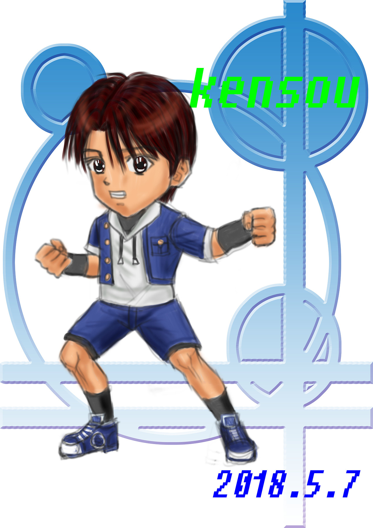 拳皇海报和人设海报（图ZMTE0NTQxMTQ0） - 新锐潮流插画 - 站酷设计师小星1978原创素材 - 站酷ZCOOL