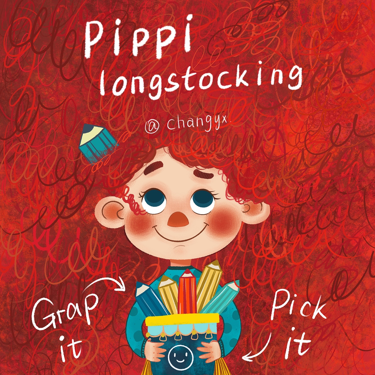 红头发皮皮（图ZMTU0MDU2NzQw） - 儿童插画 - 站酷设计师Changyx原创素材 - 站酷ZCOOL