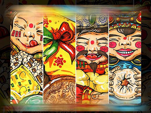 吉慶街 | 品牌形象設(shè)計(jì)（個(gè)人主頁(yè)-ZNDI3MzA4ODQ=） - 品牌 - 站酷設(shè)計(jì)師王飛基Roam原創(chuàng)素材 - 站酷ZCOOL