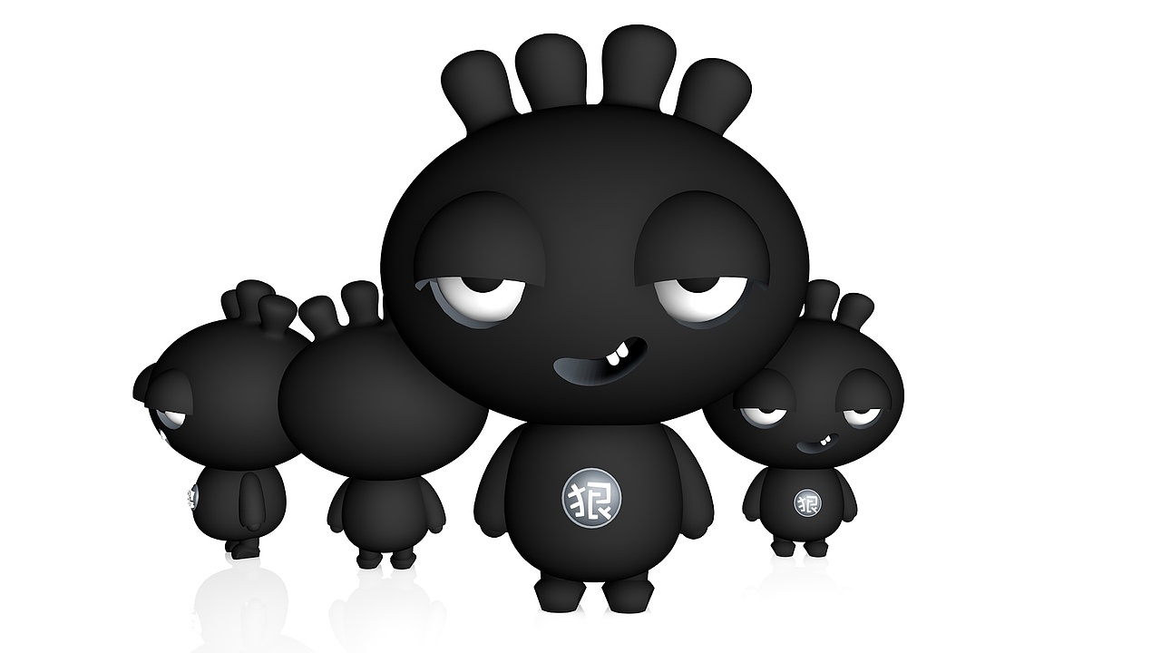 （二稿之前的全黑色）