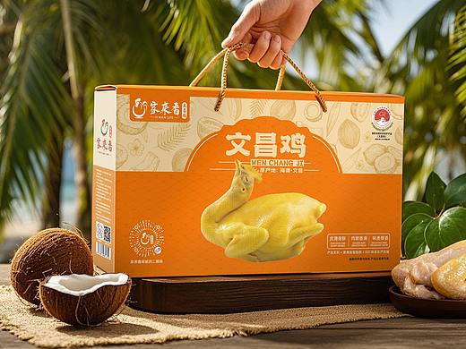 海南文昌鸡×产品包装设计案例