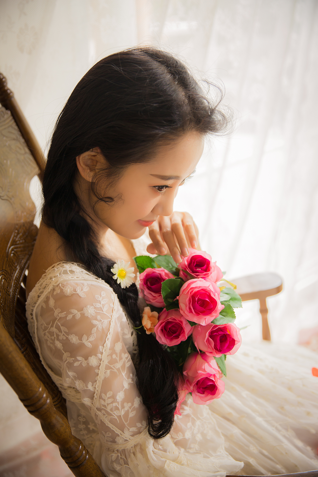 花静幽落，伊人如梦。（图ZMTAwMDQ1MTc2） - 人像摄影 - 站酷设计师Susan陈小逗原创素材 - 站酷ZCOOL