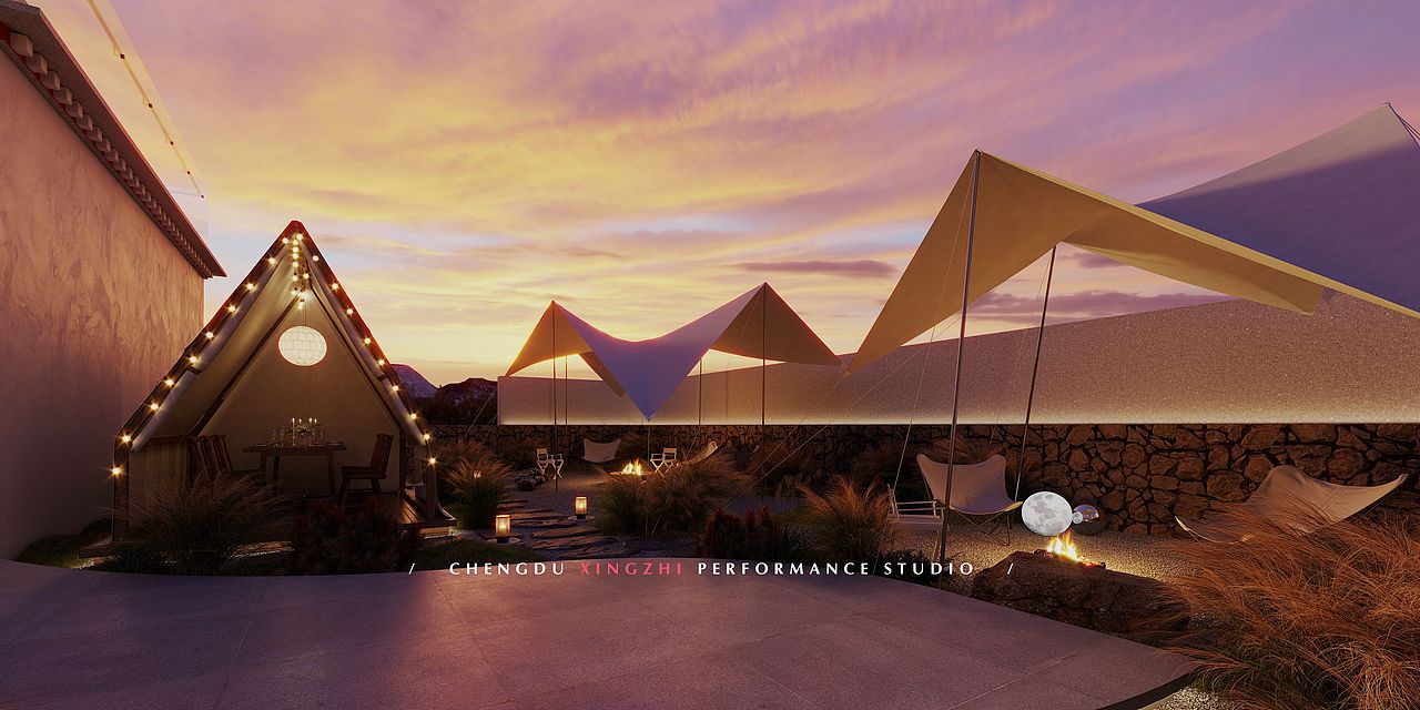 商业空间表现/ 餐厅 拉萨/ 辛丑年·戊戌月作