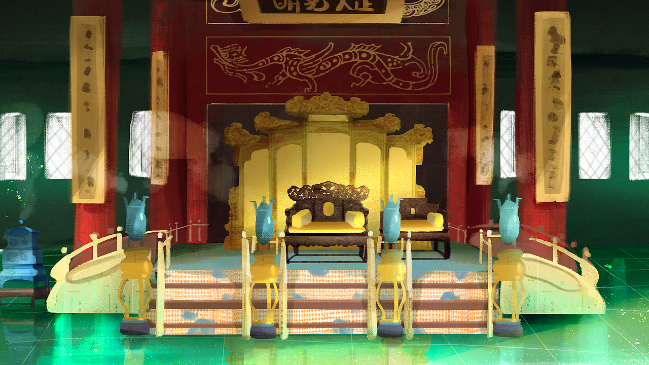 McDonald's 宫廷新品三部曲-动画前期美术