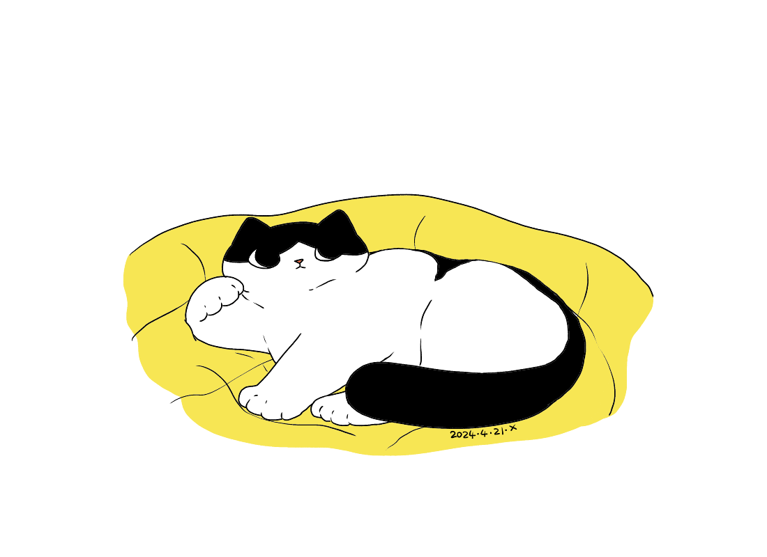 每日一画|猫咪日常第十四弹动图