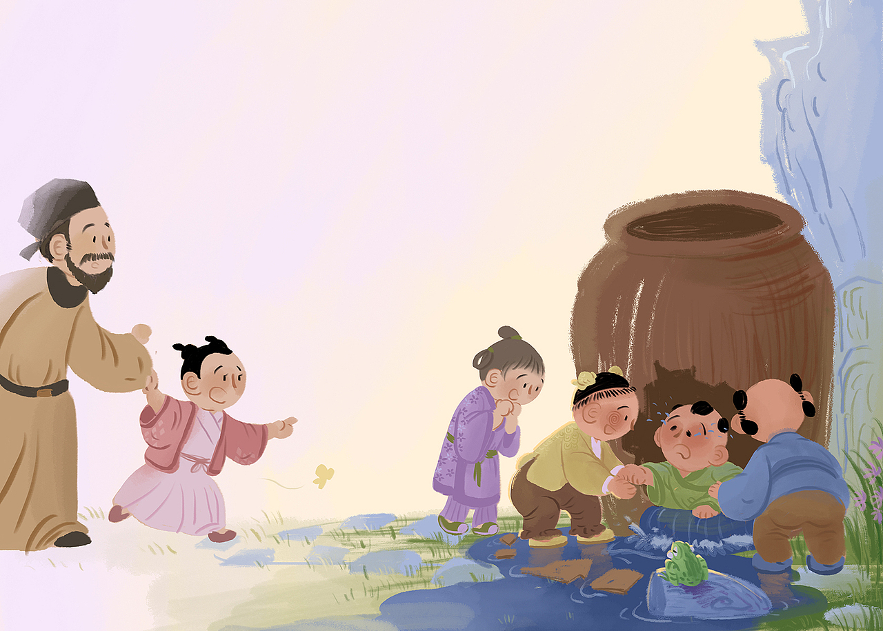 《中国好故事》英文分级绘本（图ZMjc4ODM5MzQw） - 绘本 - 站酷设计师无牙牙tooth原创素材 - 站酷ZCOOL