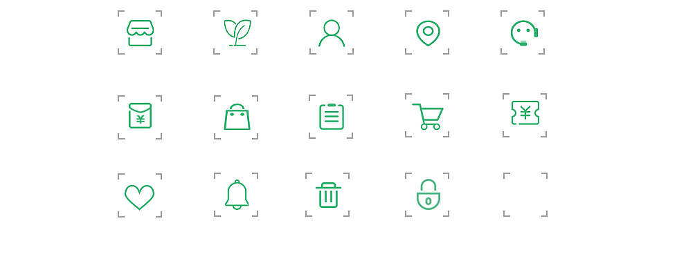 指点购物 绿色有机农产品专门商城（图ZNzA3ODIyNjg=） - APP界面 - 站酷设计师兜兜里面没有糖原创素材 - 站酷ZCOOL