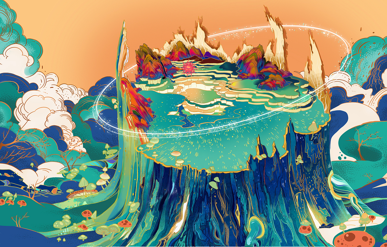 国潮国风总结（图ZMjQ0MTE3MDA4） - 商业插画 - 站酷设计师设计师阿may原创素材 - 站酷ZCOOL