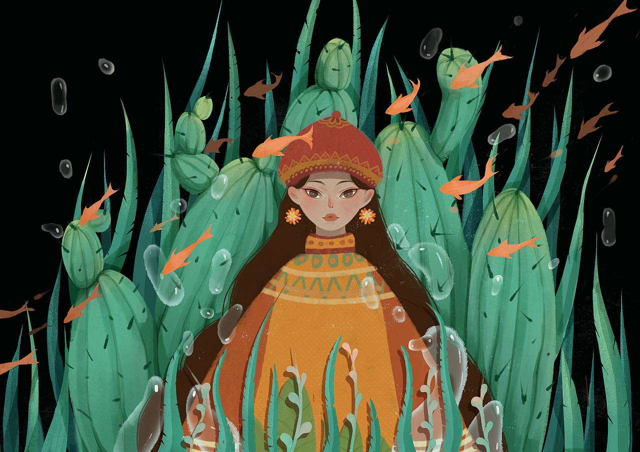 《仙人掌/少女》