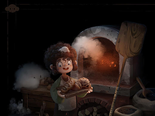 嘟哩的面包房（個人主頁-ZNDg5Mzk1MTY=） - 藝術(shù)插畫 - 站酷設(shè)計師ChenChen_籽原創(chuàng)素材 - 站酷ZCOOL