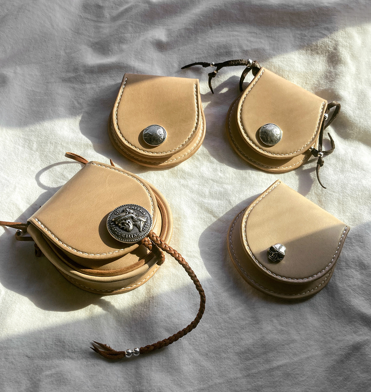 手工皮具-高桥丸袋腰包款