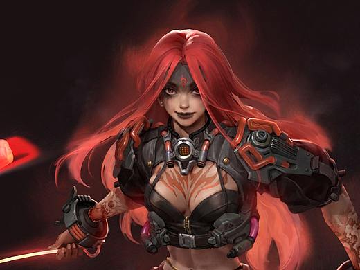 角色设定——FLAME BERRY  附【绘制视频全过程】