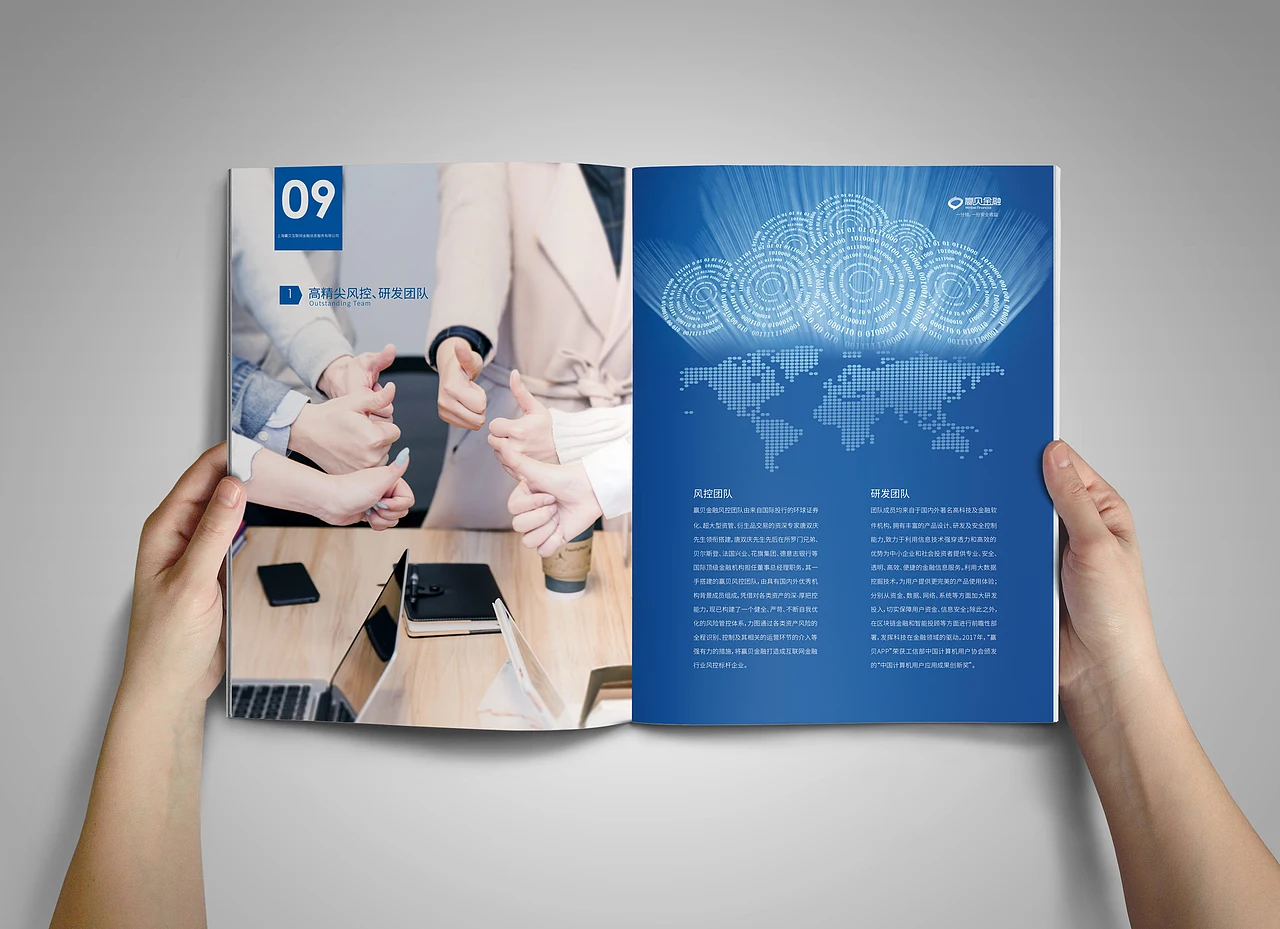 金融类企业画册
