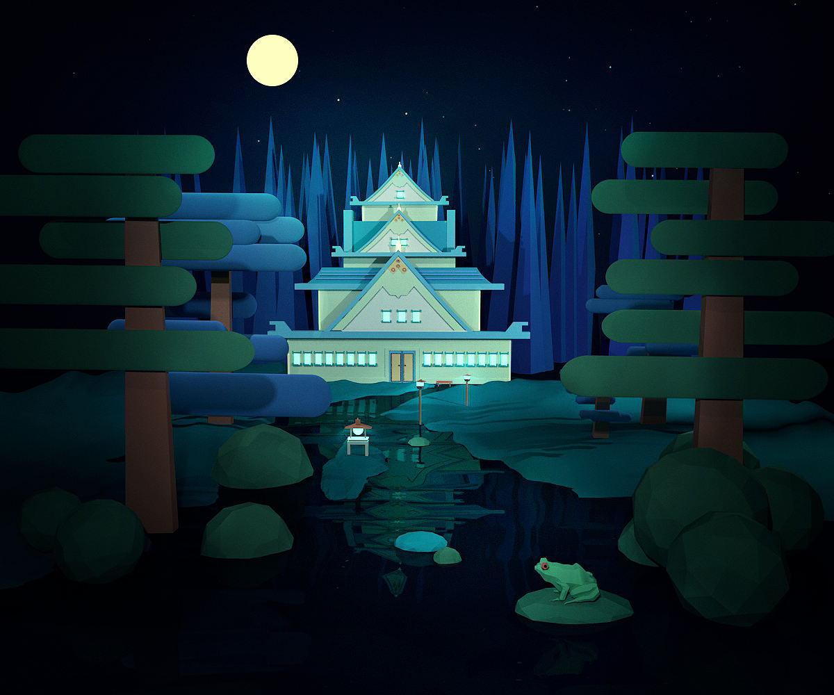 C4D 多边形建模（图ZNTMwOTQyNDA=） - 场景 - 站酷设计师巧匠小丑原创素材 - 站酷ZCOOL