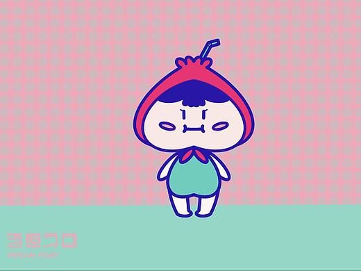 李想汤包Q版品牌漫画形象logo设计