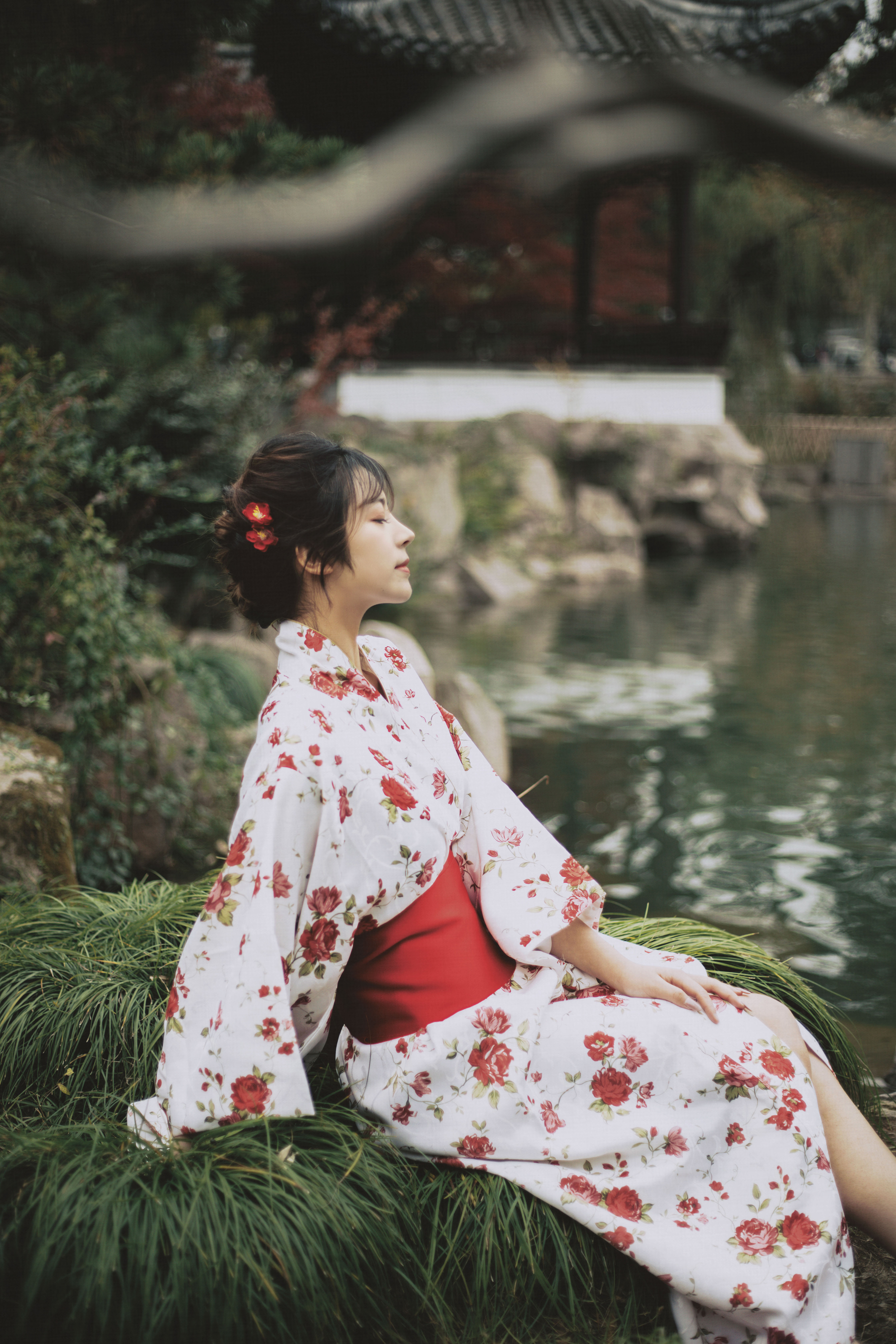 侧脸杀丨和服写真