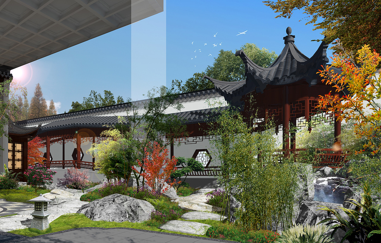 空中合院景观方案