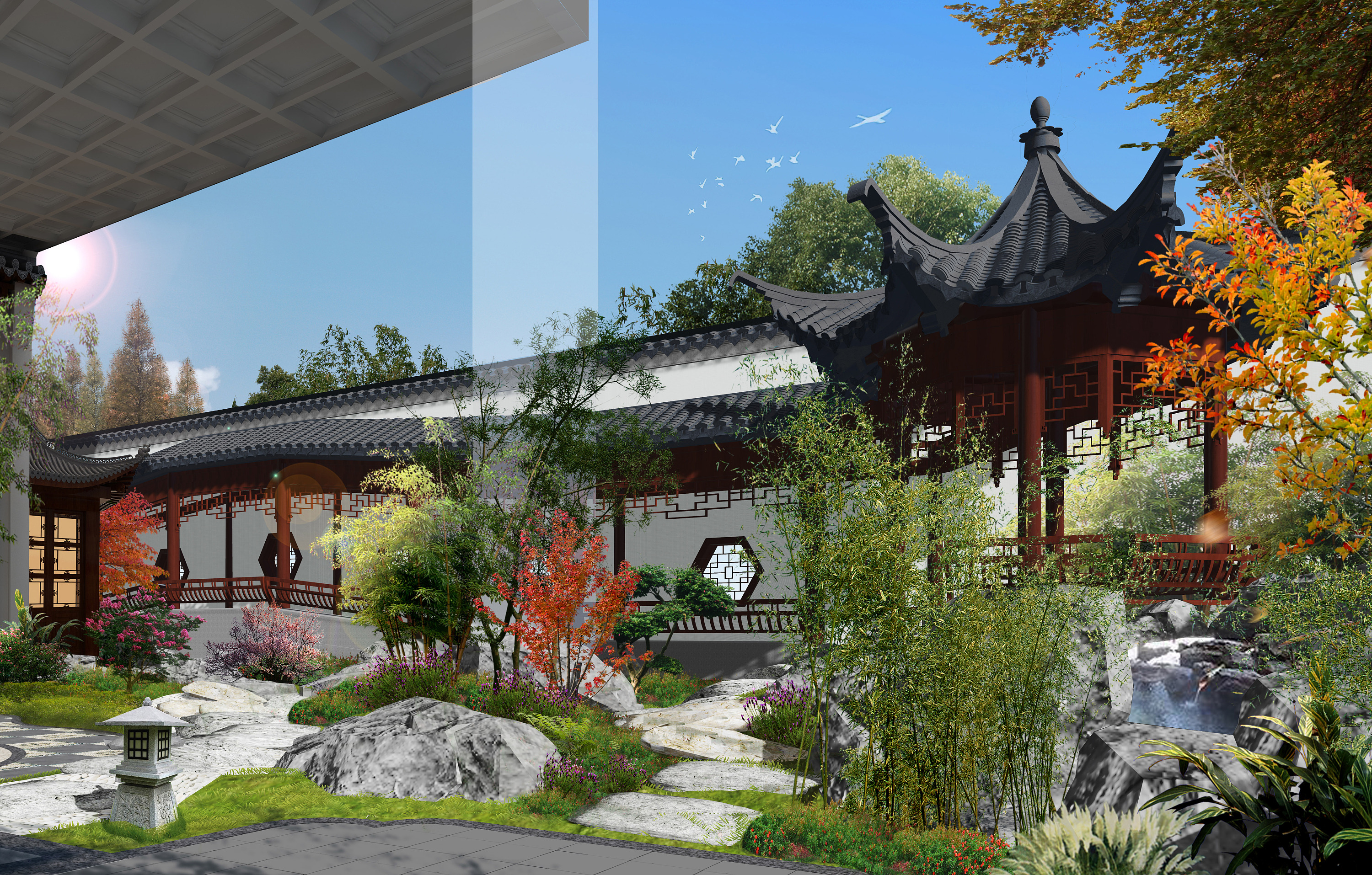 空中合院景观方案_熙陆设计tommy-站酷zcool